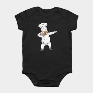 Chef with Chef hat at Hip Hop Dance Dab Baby Bodysuit